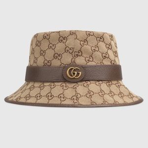 GG canvas bucket hat size L